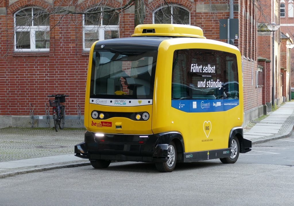 véhicule, autonome transport